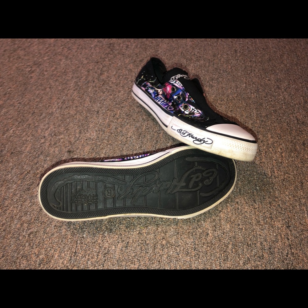 Ed Hardy Canvas Sneakers
